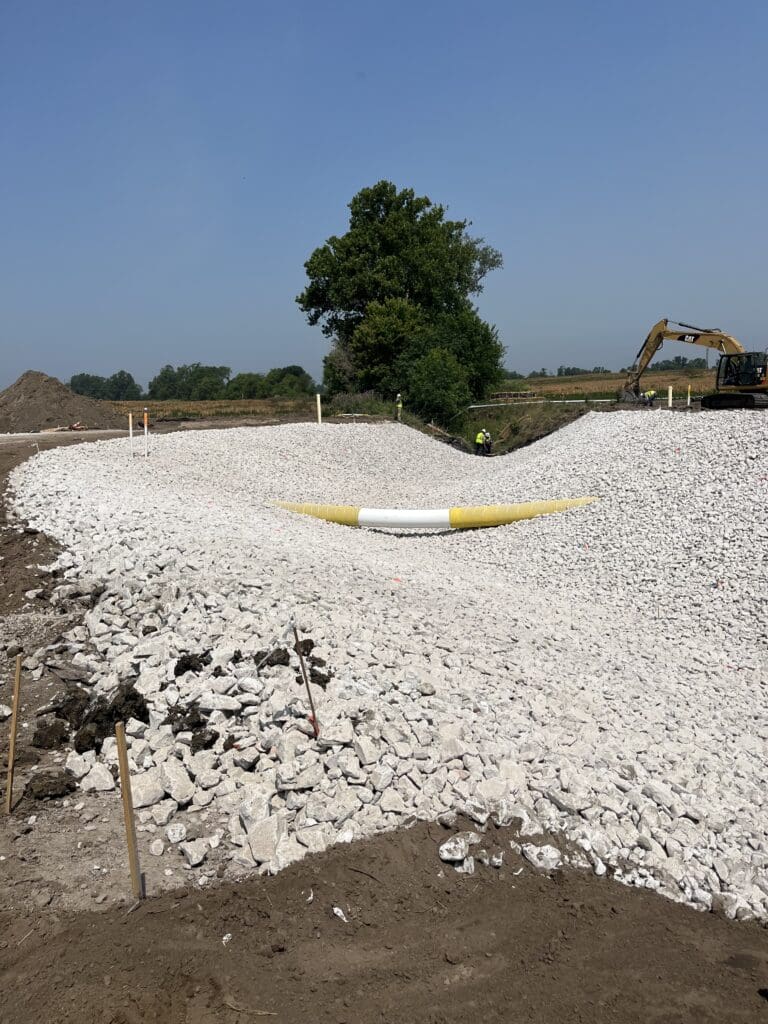 Grading Channel in Salisbury, MO
